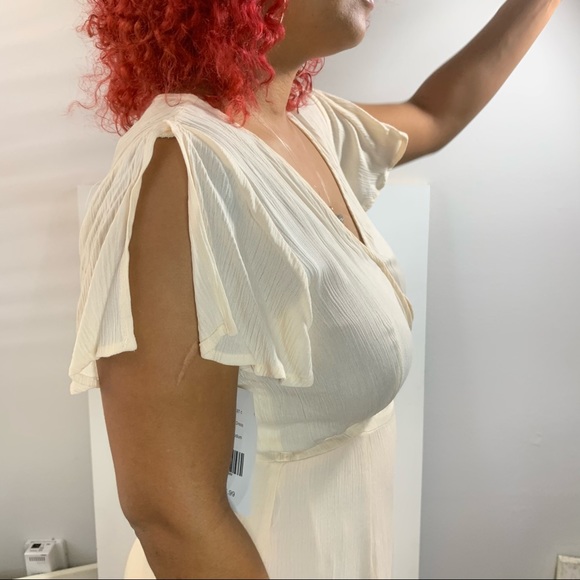 Roko Peach Maxi/ wrap flow dress - Picture 2 of 5